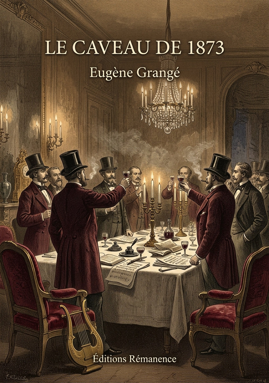 Livre Le Caveau de 1873 par Eugène Grangé - Couverture - Editions Remanence