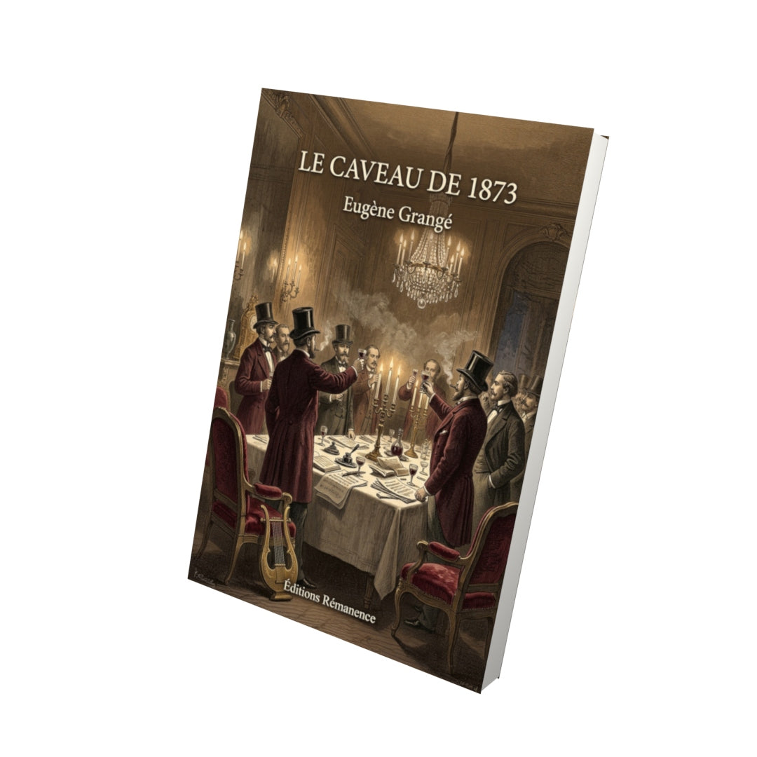 Livre Le Caveau de 1873 par Eugène Grangé - Vue 3D - Editions Remanence