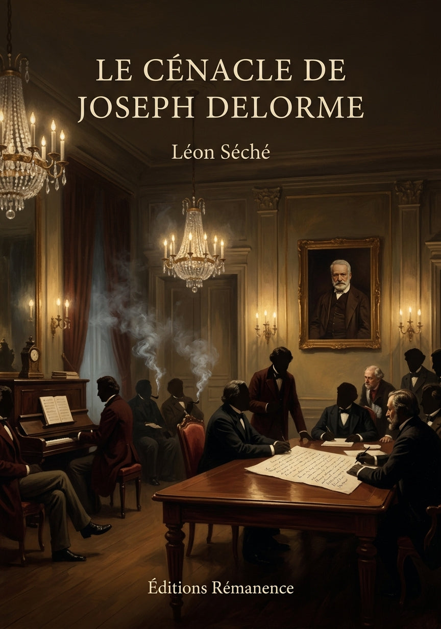 Livre Le cénacle de Joseph Delorme par Léon Séché - Couverture - Editions Remanence