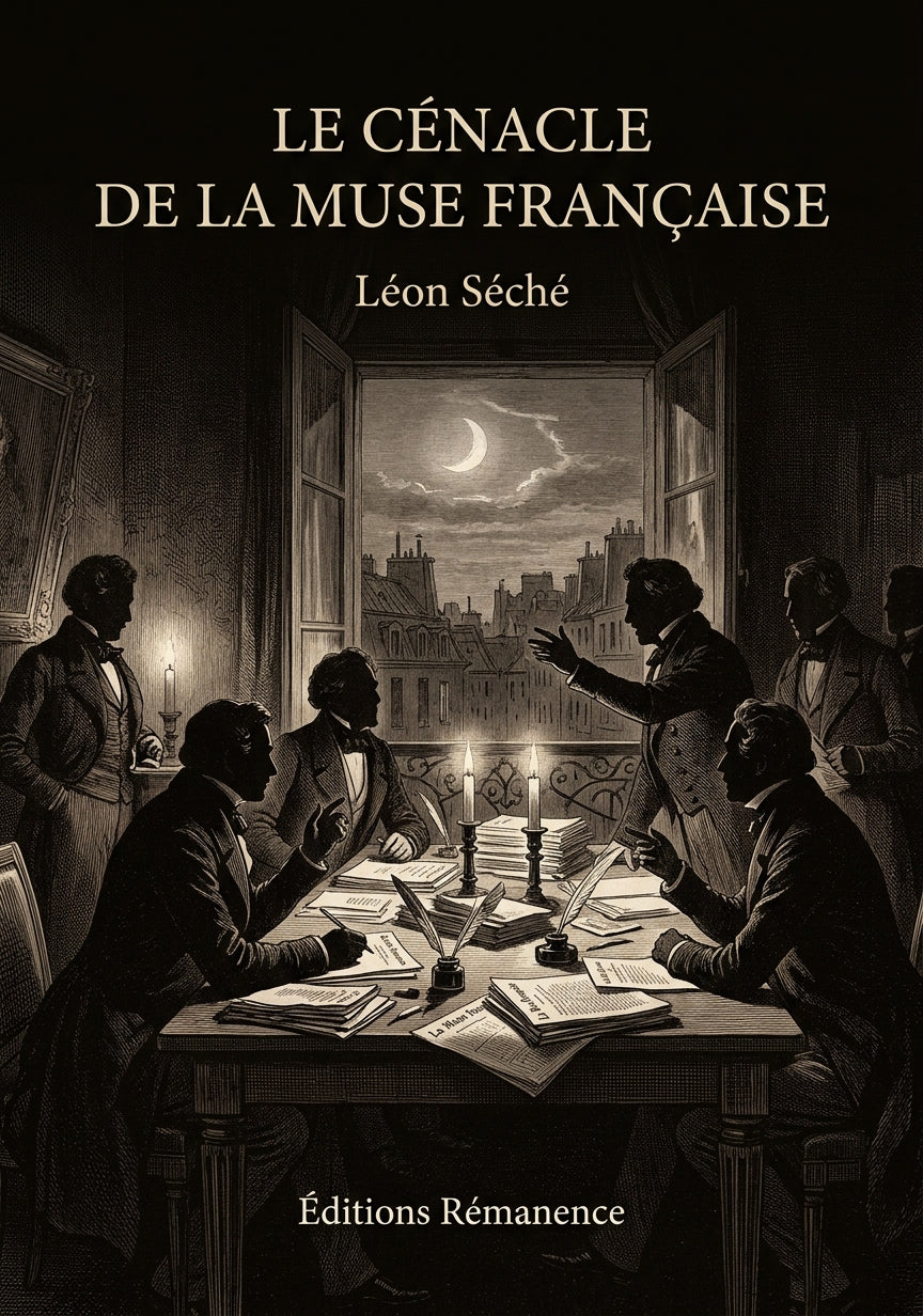 Livre Le Cénacle de la Muse française par Léon Séché - Couverture - Editions Remanence