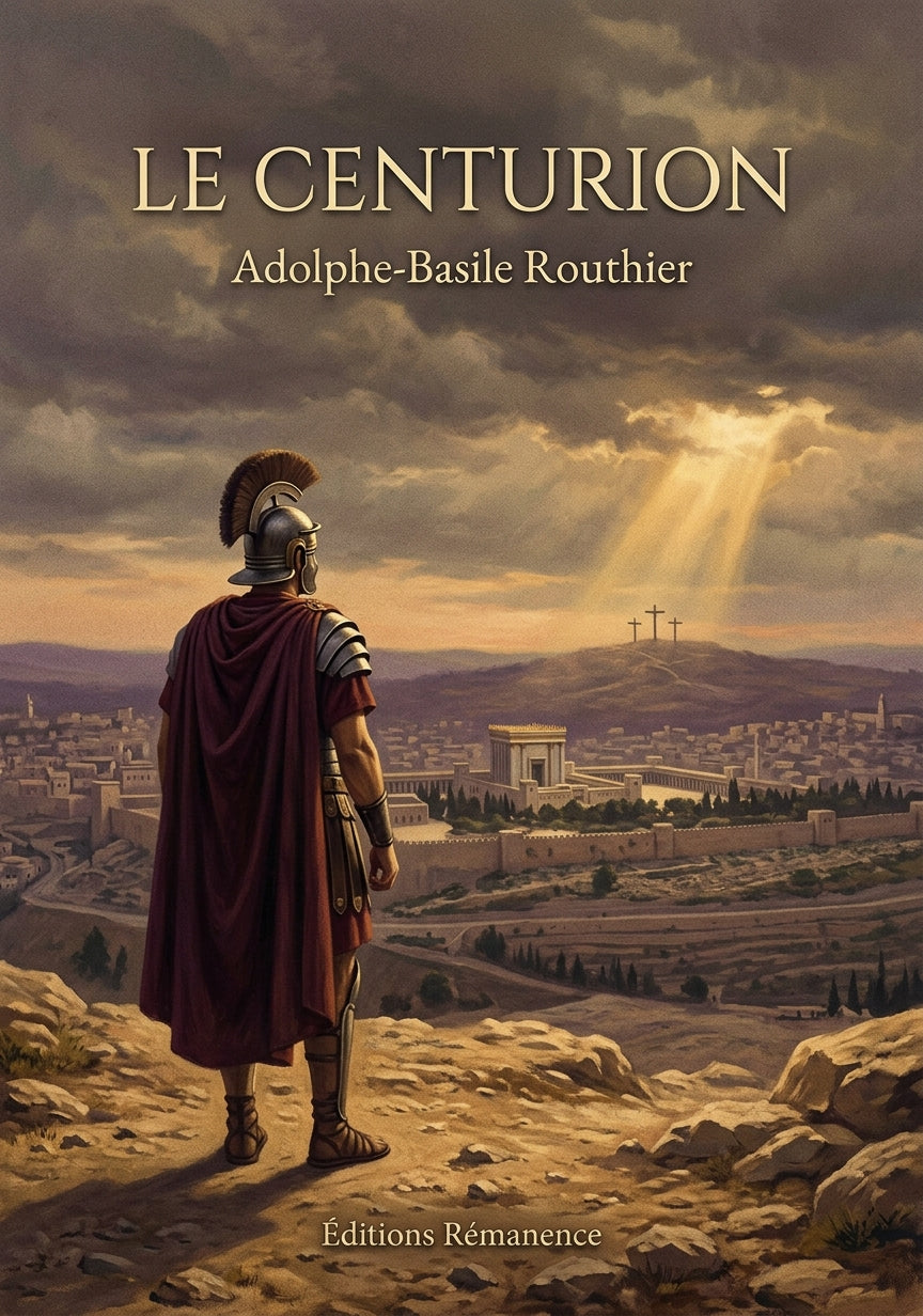 Livre Le Centurion par Adolphe-Basile Routhier - Couverture - Editions Remanence