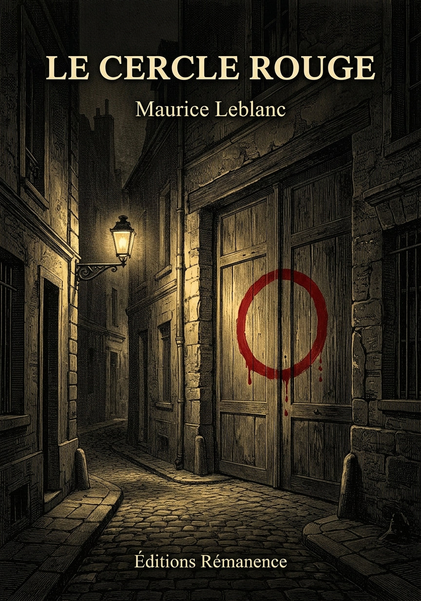 Livre Le Cercle rouge par Maurice Leblanc - Couverture - Editions Remanence