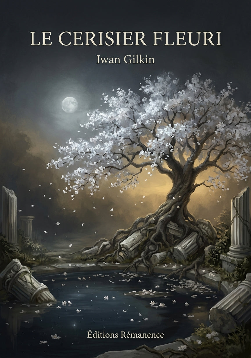 Livre Le Cerisier fleuri par Iwan Gilkin - Couverture - Editions Remanence