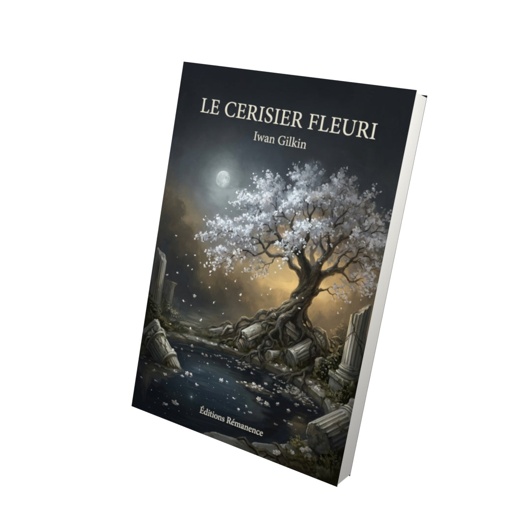 Livre Le Cerisier fleuri par Iwan Gilkin - Vue 3D - Editions Remanence