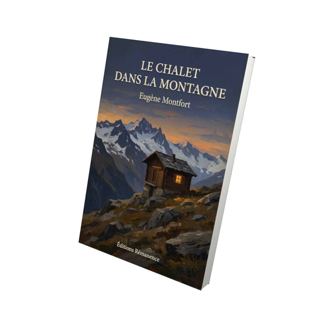 Livre Le chalet dans la montagne - Eugène Montfort - Vue 3D - Editions Remanence