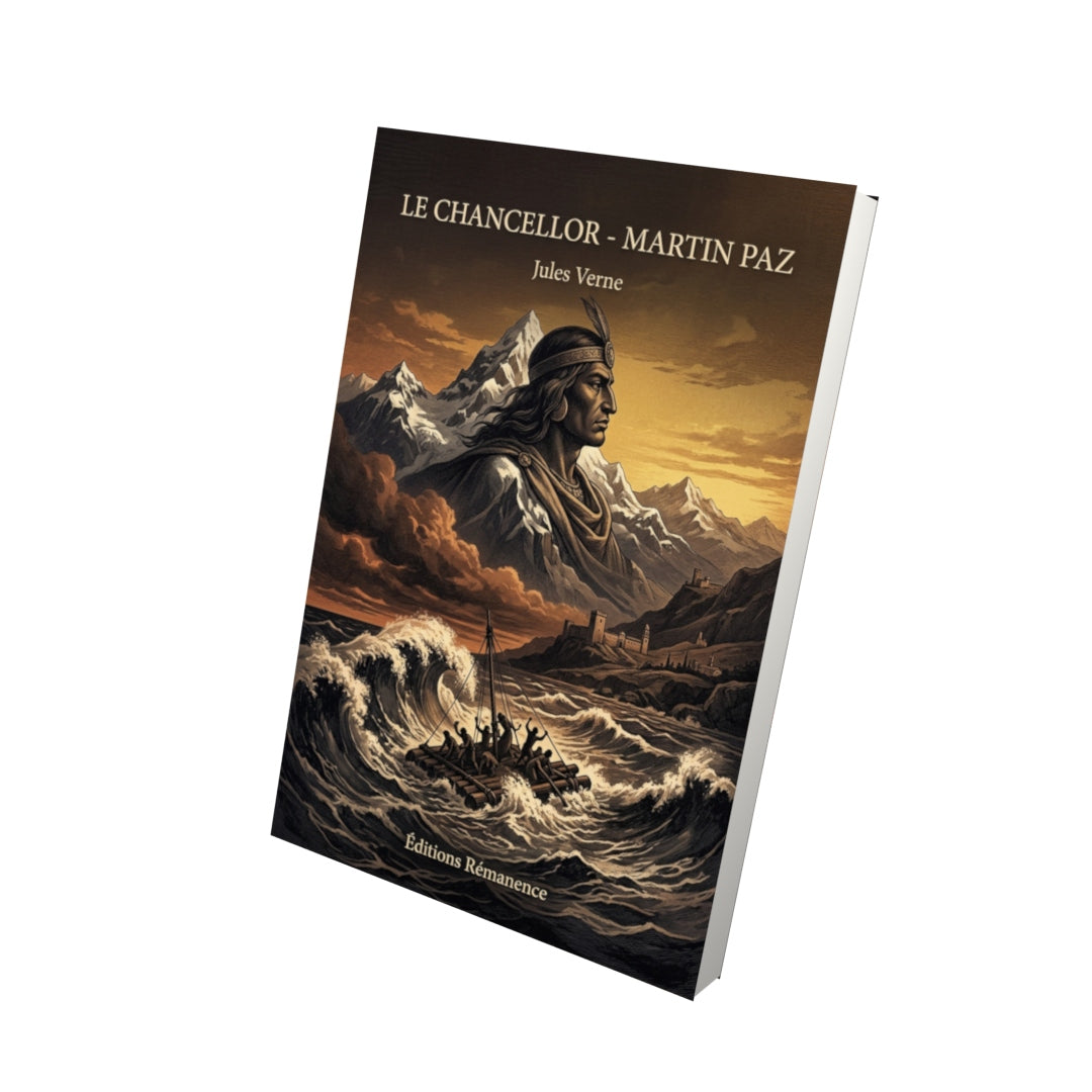 Livre Le Chancellor - Martin Paz par Jules Verne - Vue 3D - Editions Remanence