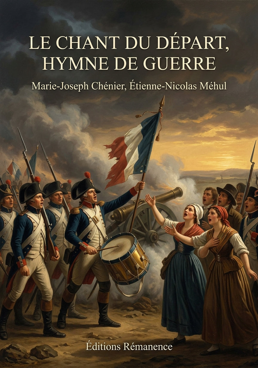 Livre Le Chant du départ, Hymne de guerre par Marie-Joseph Chénier, Étienne-Nicolas Méhul - Couverture - Editions Remanence