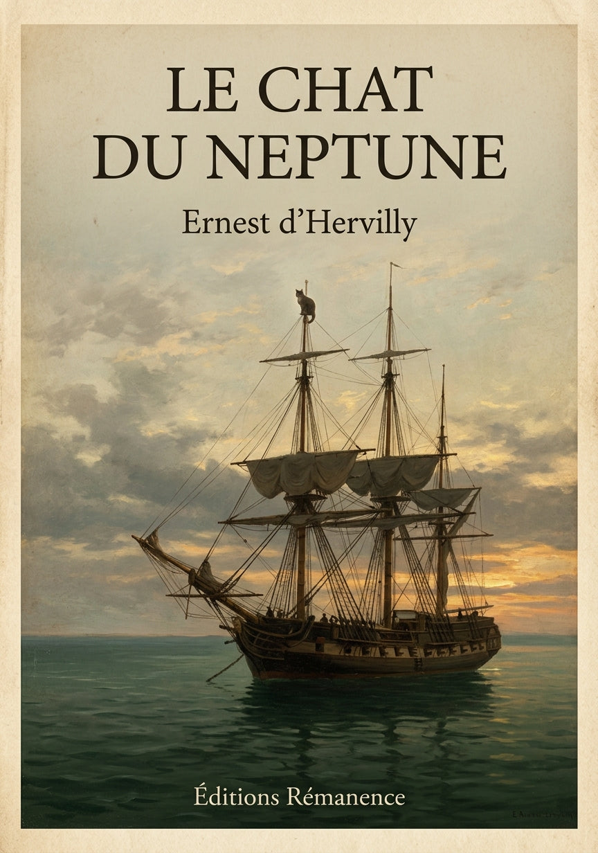 Le Chat du Neptune - Ernest d’Hervilly (Couverture)