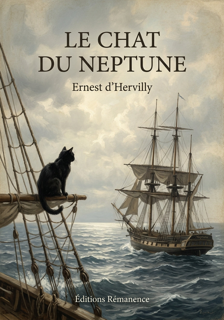 Le Chat du Neptune - Ernest d’Hervilly (Couverture)