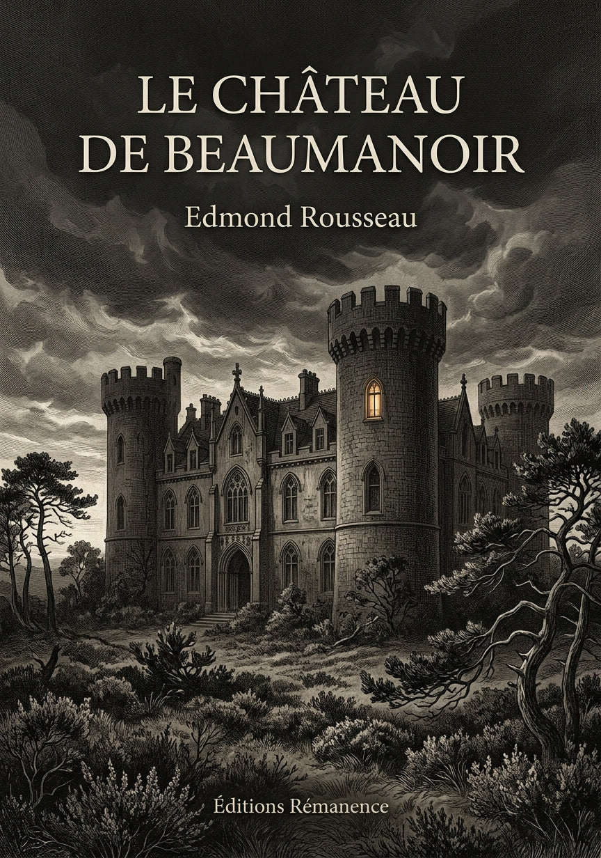 Livre Le château de Beaumanoir par Edmond Rousseau - Couverture - Editions Remanence