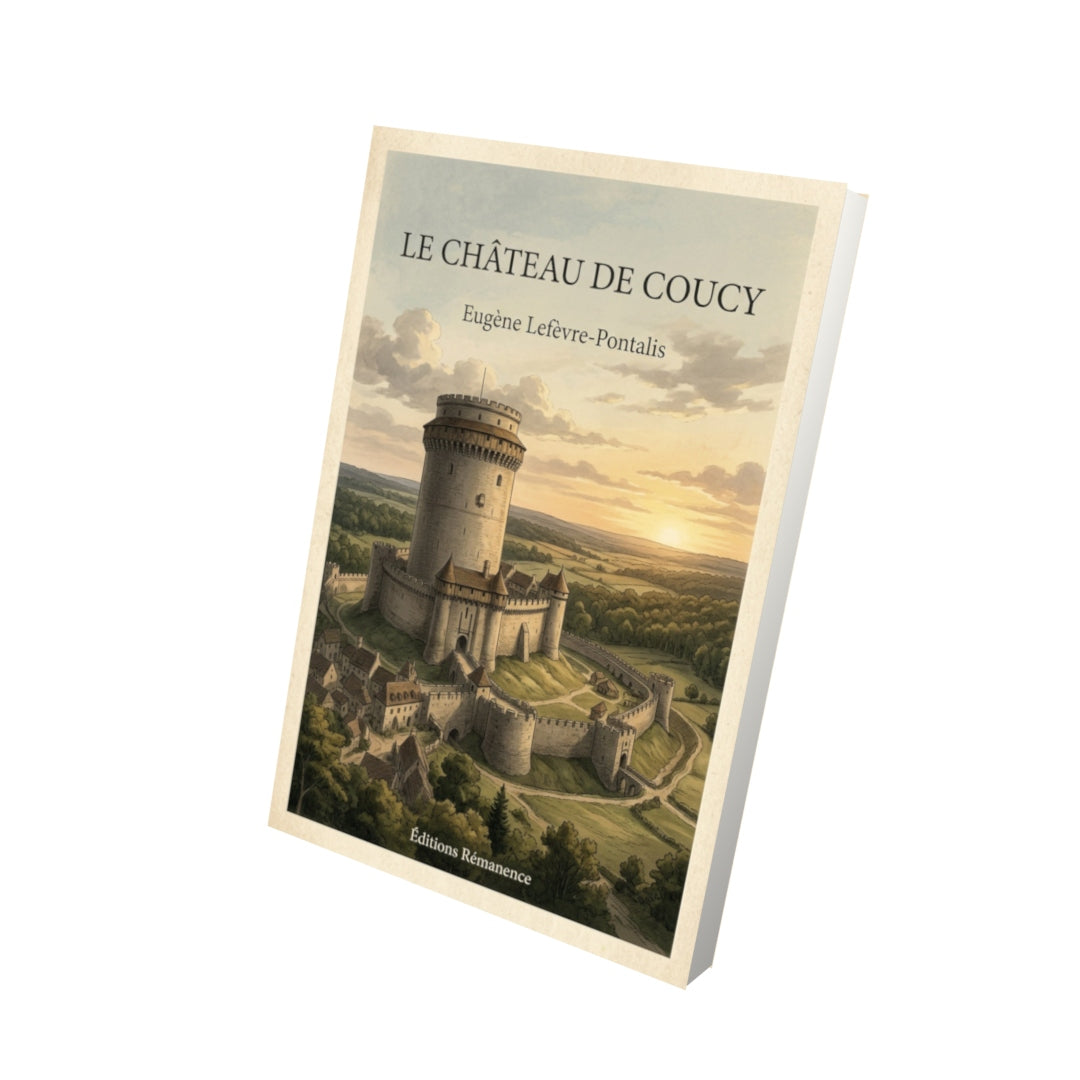 Livre Le château de Coucy - Eugène Lefèvre-Pontalis - Vue 3D - Editions Remanence