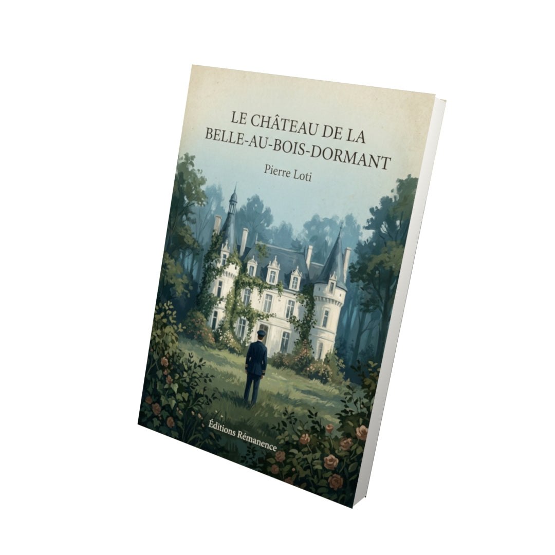 Livre Le château de La Belle-au-bois-dormant - Pierre Loti - Vue 3D - Editions Remanence
