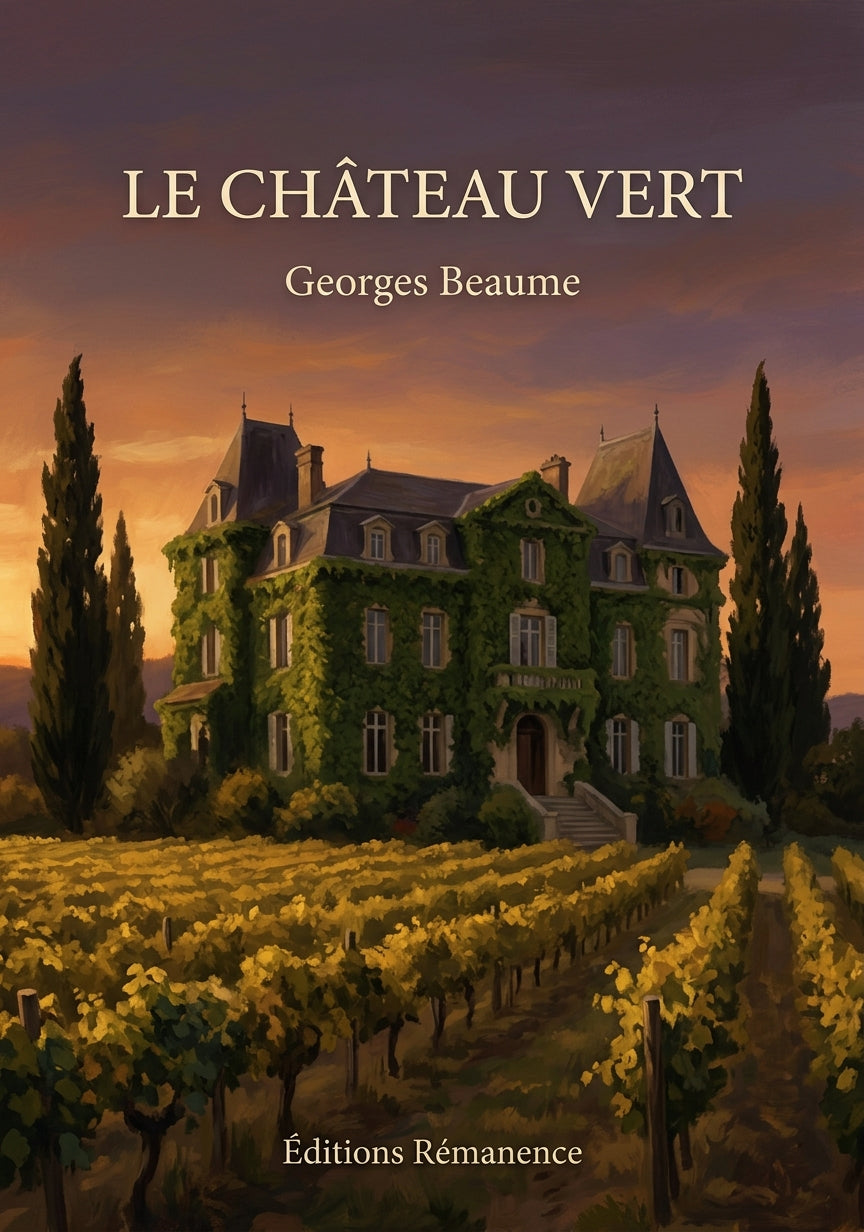 Livre Le Château vert par Georges Beaume - Couverture - Editions Remanence