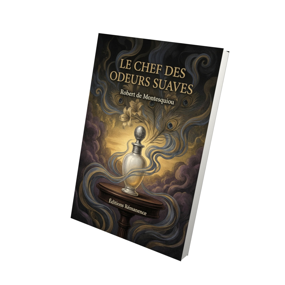 Livre Le Chef des odeurs suaves par Robert de Montesquiou - Vue 3D - Editions Remanence