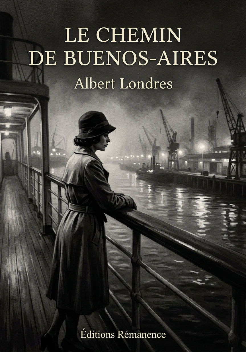 Livre Le Chemin de Buenos-Aires par Albert Londres - Couverture - Editions Remanence
