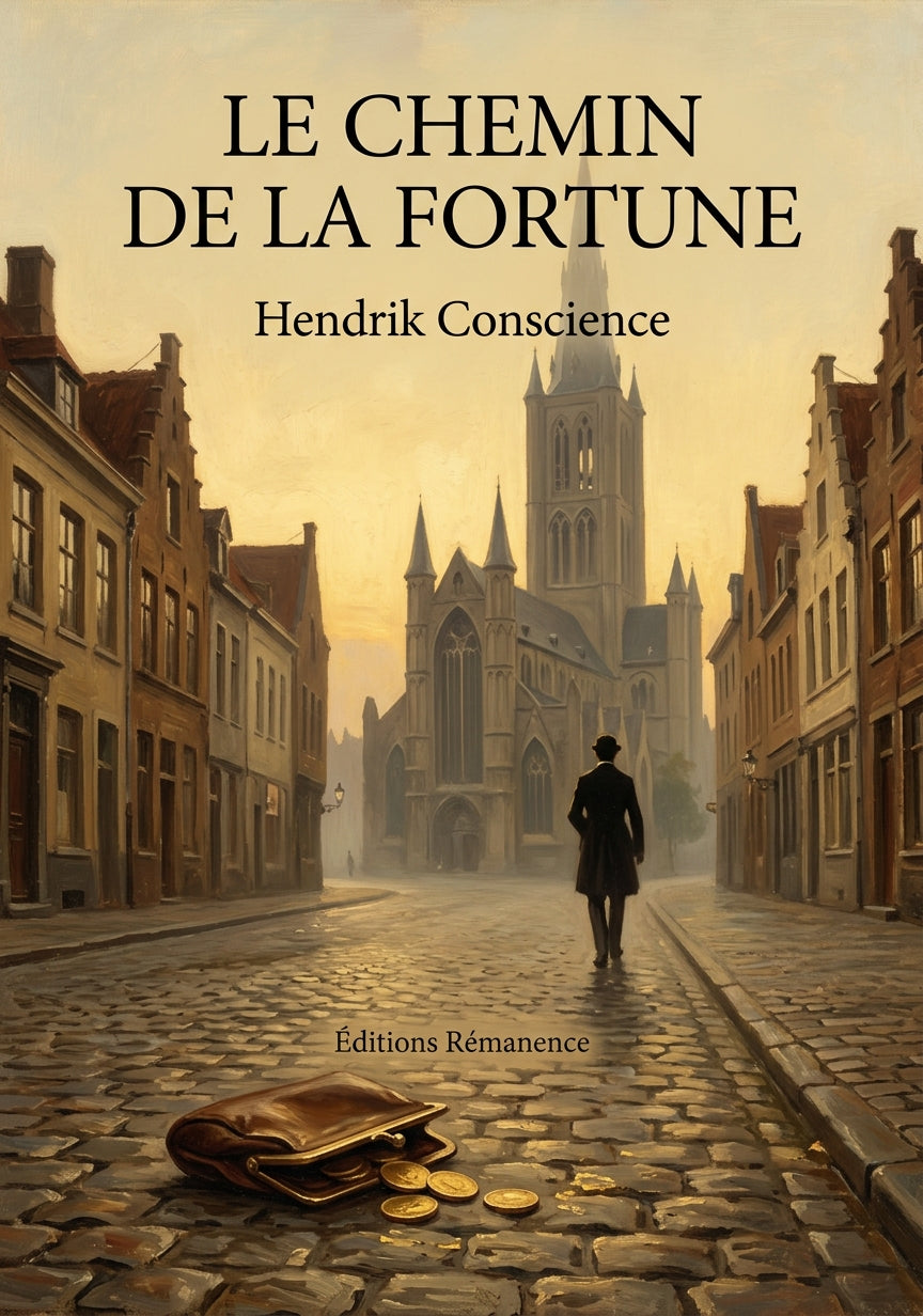 Livre Le Chemin de la fortune par Hendrik Conscience - Couverture - Editions Remanence