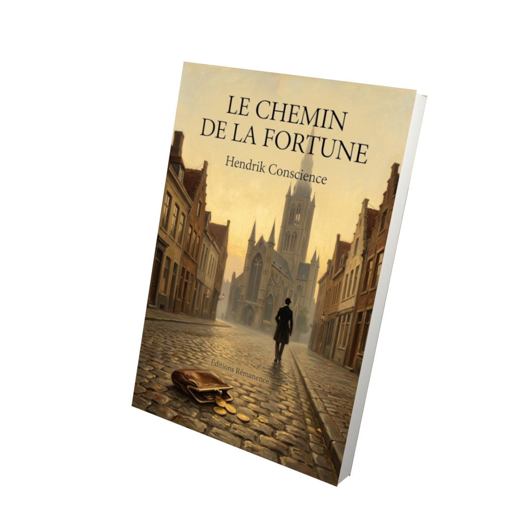 Livre Le Chemin de la fortune par Hendrik Conscience - Vue 3D - Editions Remanence