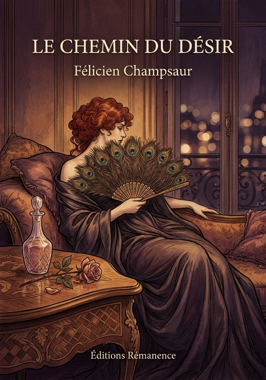 Livre Le chemin du désir par Félicien Champsaur - Couverture - Editions Remanence