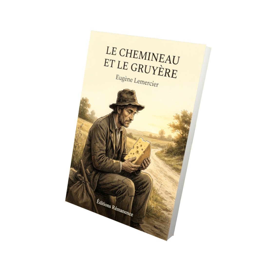 Livre Le Chemineau et le Gruyère par Eugène Lemercier - Vue 3D - Editions Remanence