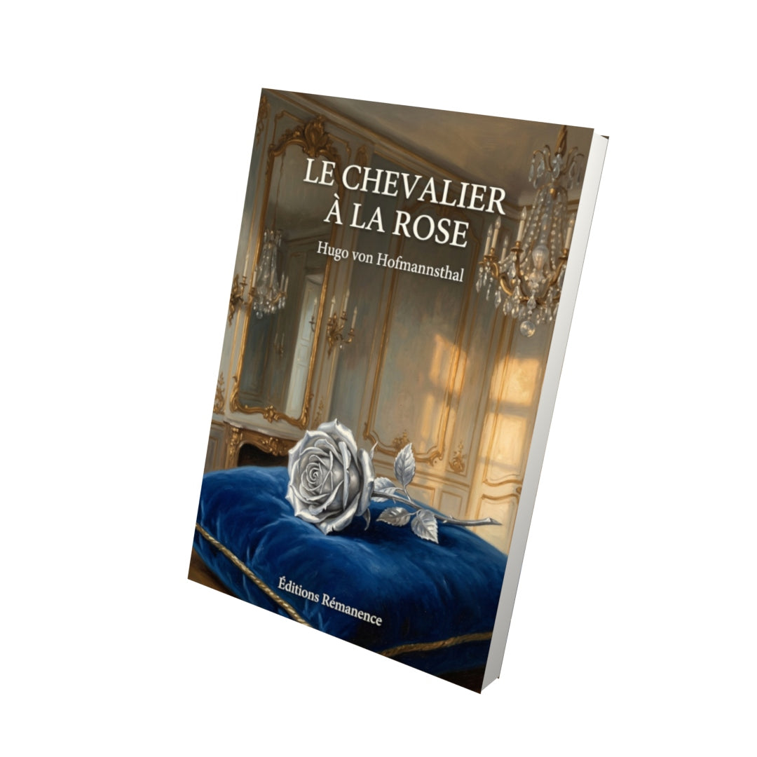 Livre Le Chevalier à la rose par Hugo von Hofmannsthal - Vue 3D - Editions Remanence