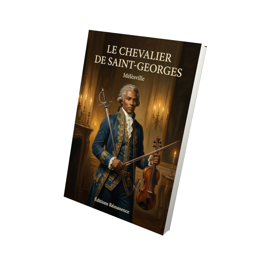 Livre Le Chevalier de Saint-Georges par Roger de Beauvoir - Vue 3D - Editions Remanence