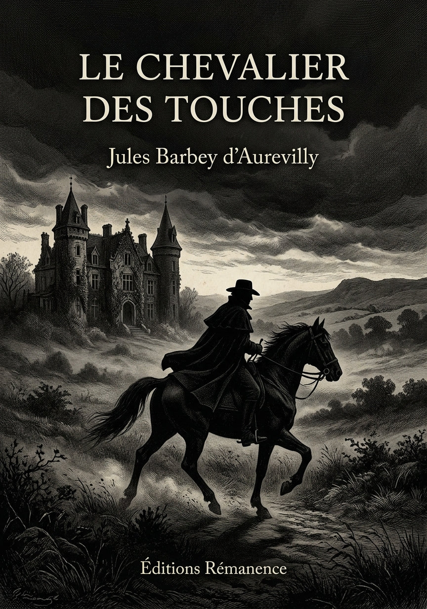 Livre Le Chevalier Des Touches par Jules Barbey d’Aurevilly - Couverture - Editions Remanence