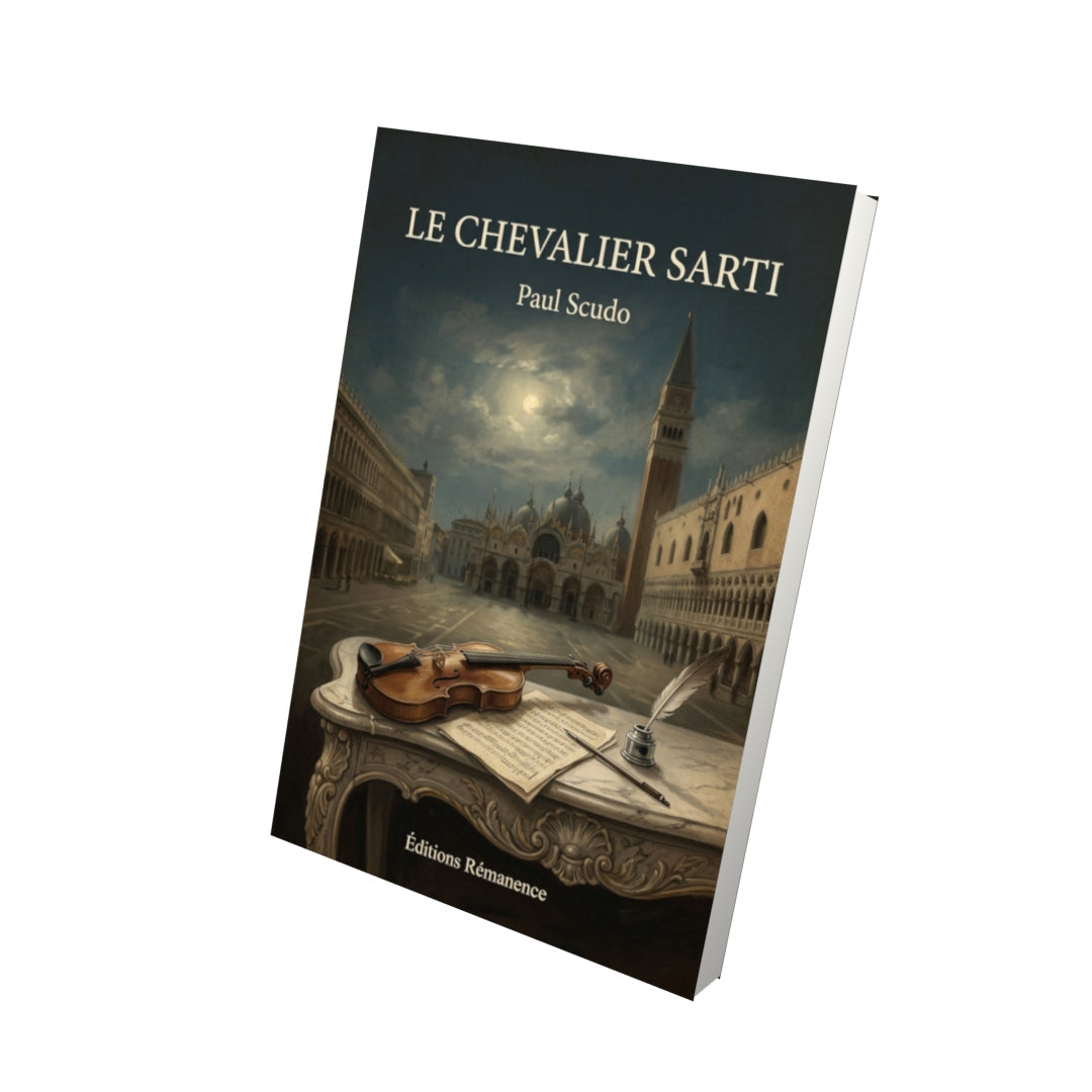 Livre Le chevalier Sarti - Paul Scudo - Vue 3D - Editions Remanence