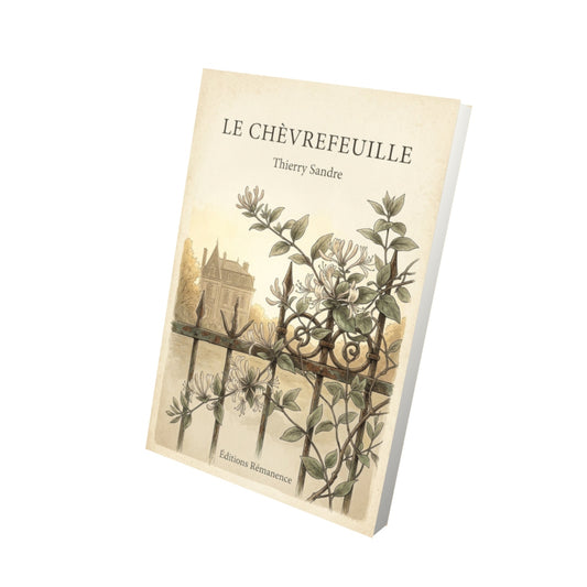 Livre Le Chèvrefeuille - Thierry Sandre - Vue 3D - Editions Remanence