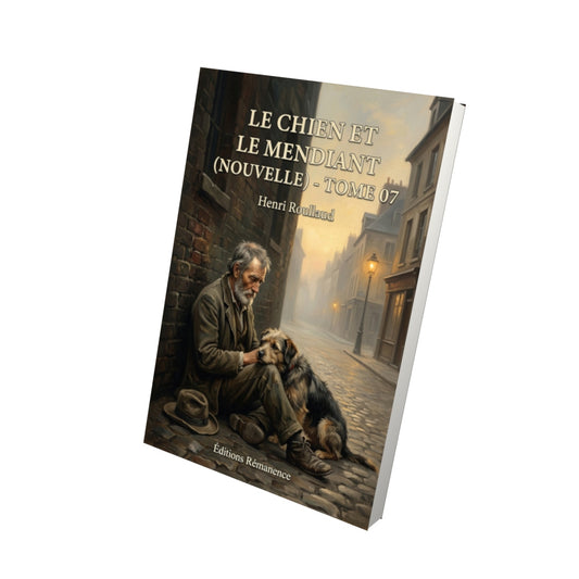 Livre Le chien et le mendiant (nouvelle) - Tome 07 par Henri Roullaud - Vue 3D - Editions Remanence