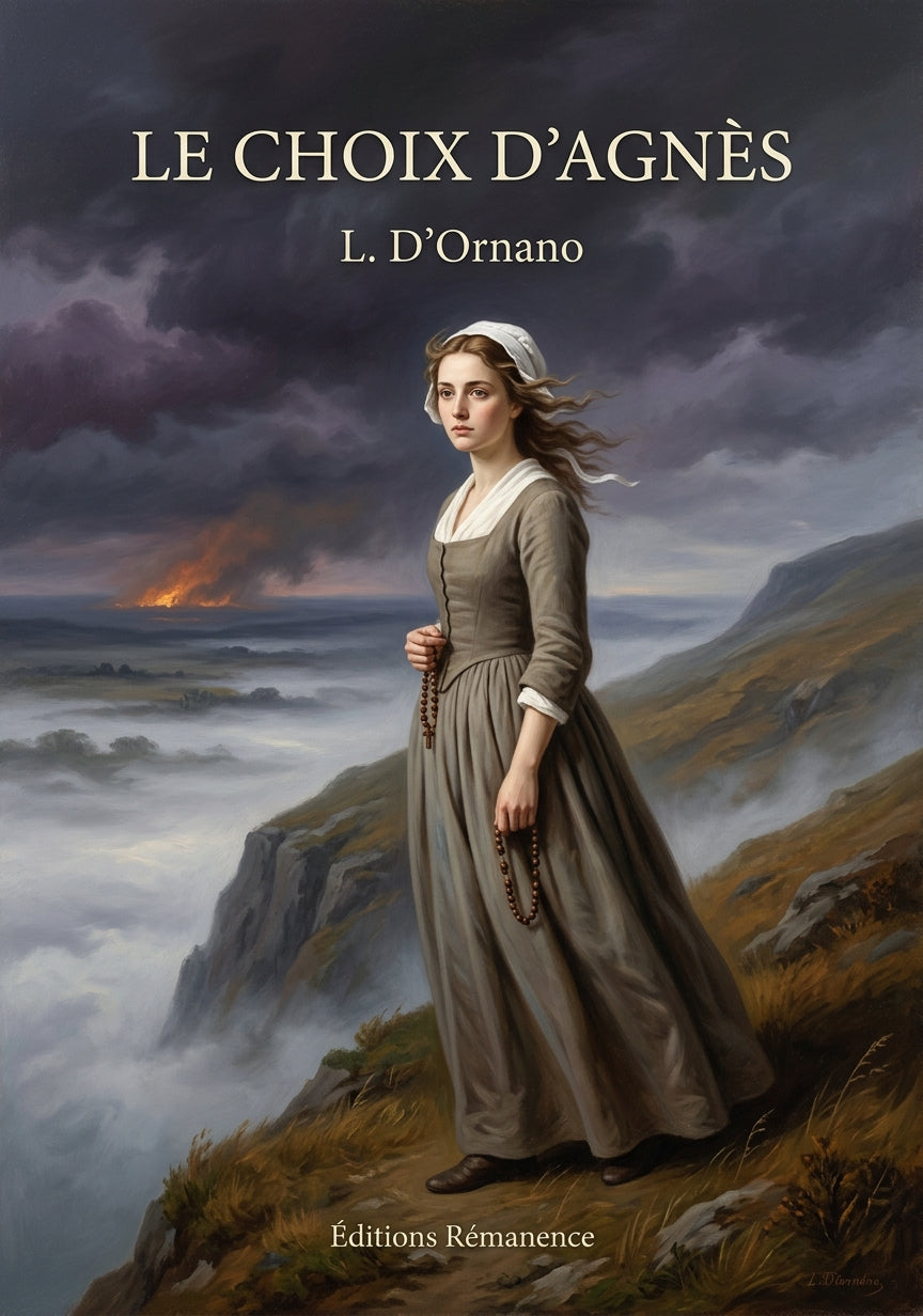 Livre Le choix d’Agnès par L. D’Ornano - Couverture - Editions Remanence