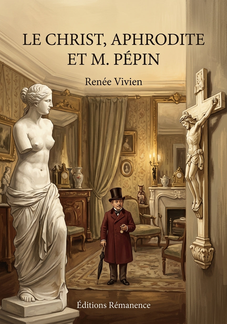 Livre Le Christ, Aphrodite et M. Pépin par Renée Vivien - Couverture - Editions Remanence