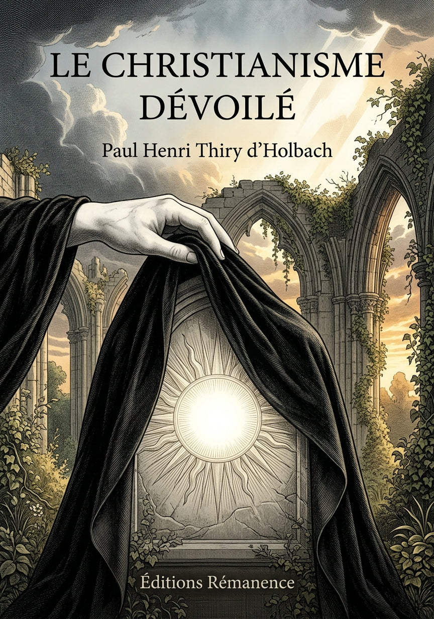 Livre Le Christianisme dévoilé par Paul Henri Thiry d’Holbach - Couverture - Editions Remanence