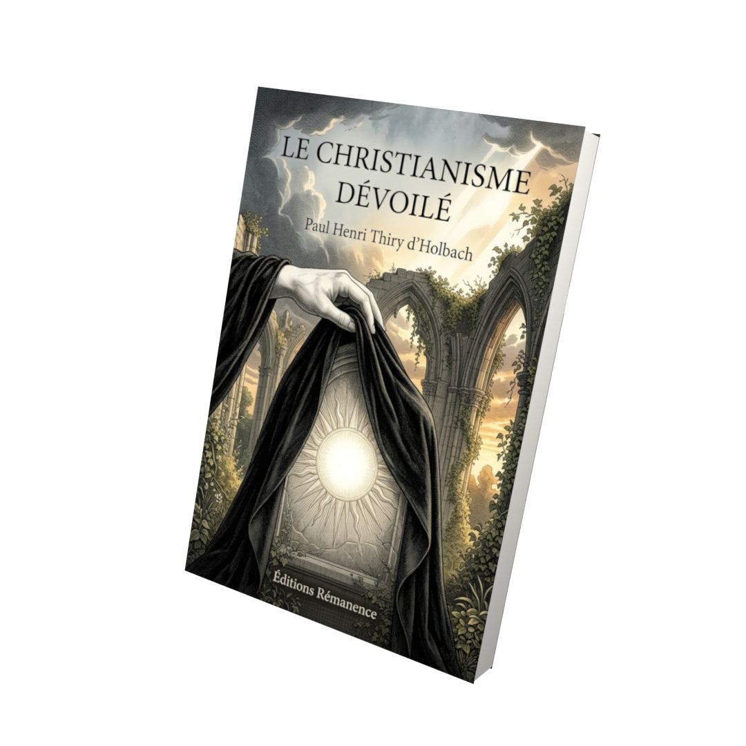 Livre Le Christianisme dévoilé par Paul Henri Thiry d’Holbach - Vue 3D - Editions Remanence