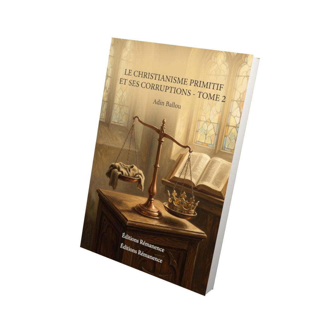 Livre Le Christianisme primitif et ses corruptions - Tome 2 par Adin Ballou - Vue 3D - Editions Remanence