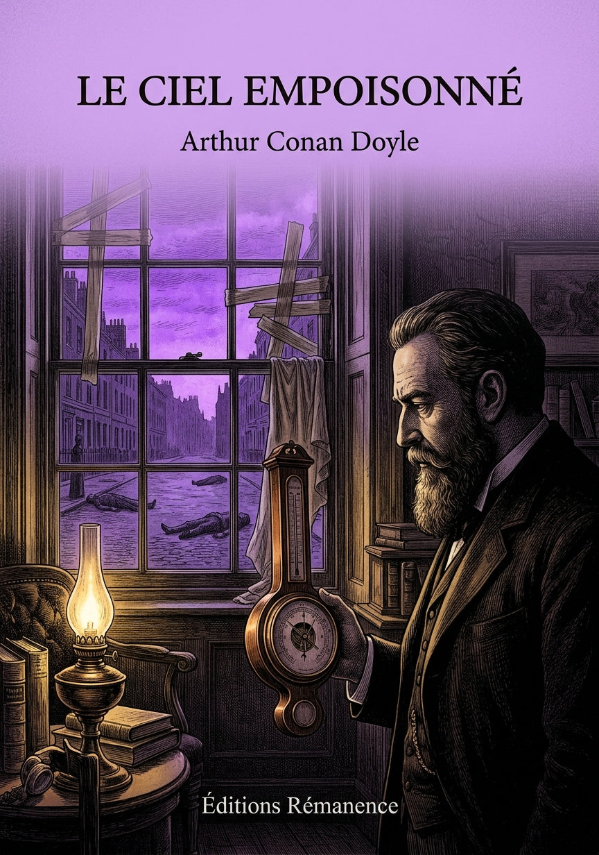 Livre Le Ciel empoisonné par Arthur Conan Doyle - Couverture - Editions Remanence