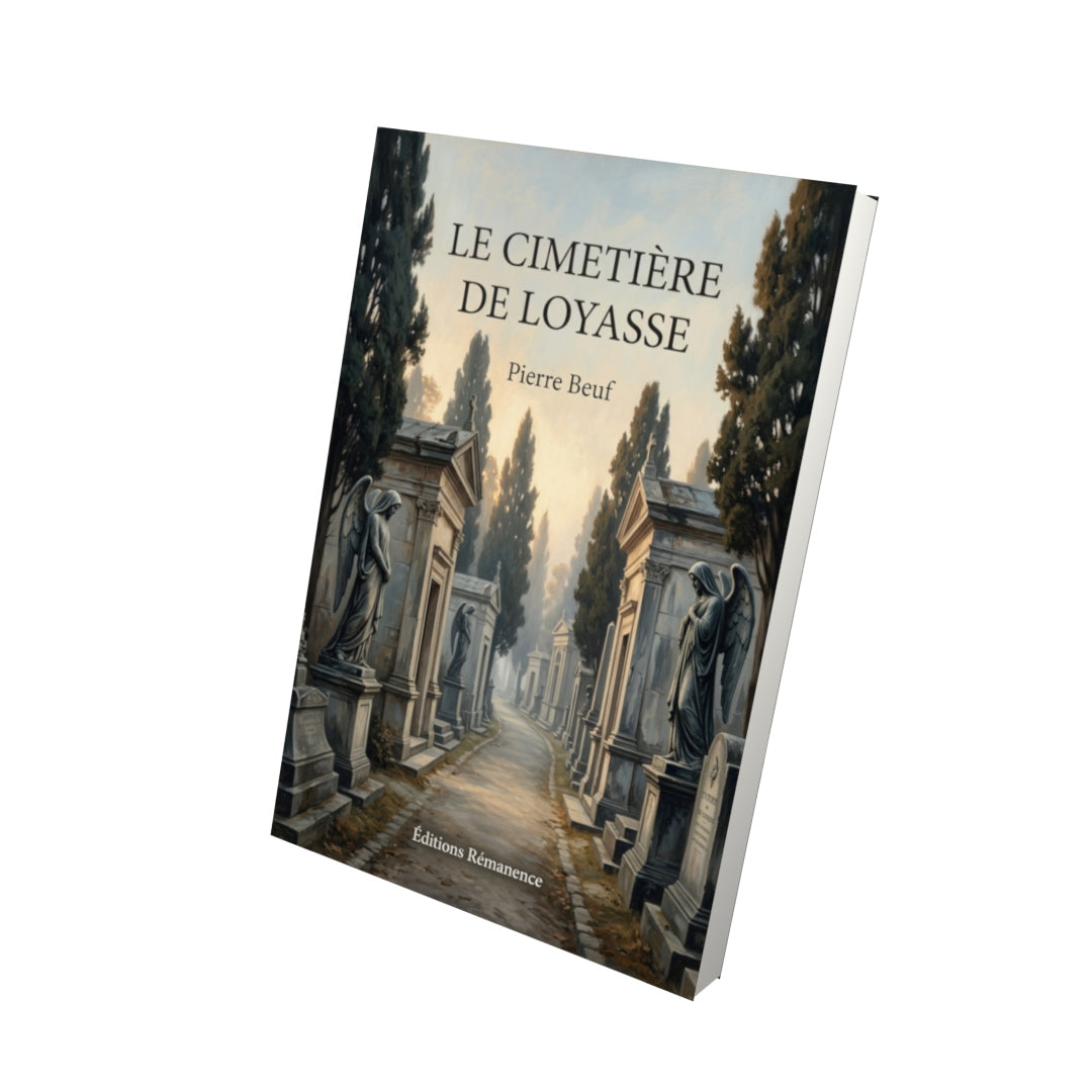 Livre Le Cimetière de Loyasse par Pierre Beuf - Vue 3D - Editions Remanence