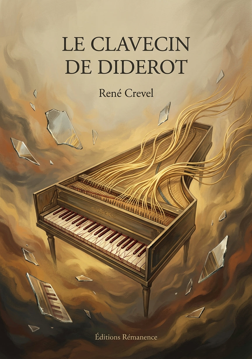 Livre Le Clavecin de Diderot par René Crevel - Couverture - Editions Remanence