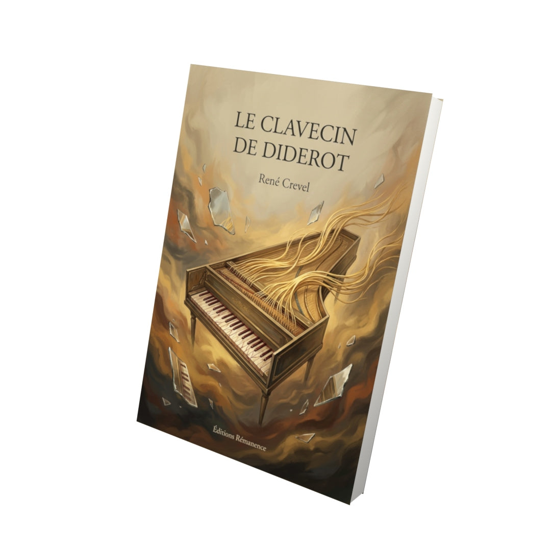 Livre Le Clavecin de Diderot par René Crevel - Vue 3D - Editions Remanence