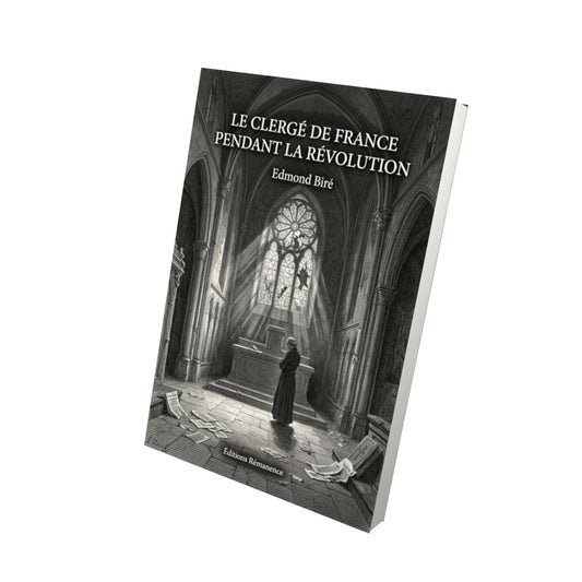Livre le clergé de France pendant la Révolution - Edmond Biré - Vue 3D - Editions Remanence