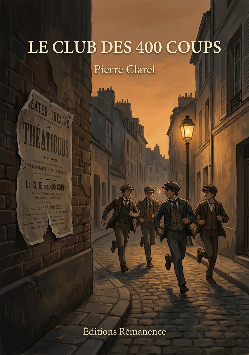 Livre Le Club des 400 coups par Pierre Clarel - Couverture - Editions Remanence