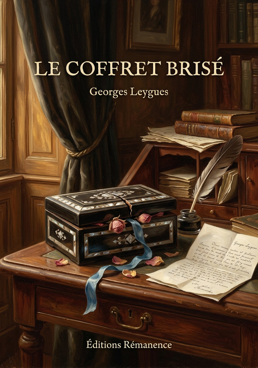 Livre Le Coffret brisé par Georges Leygues - Couverture - Editions Remanence