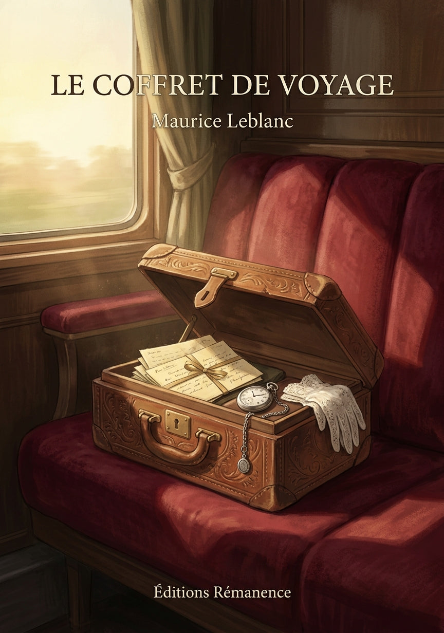 Livre Le Coffret de voyage par Maurice Leblanc - Couverture - Editions Remanence