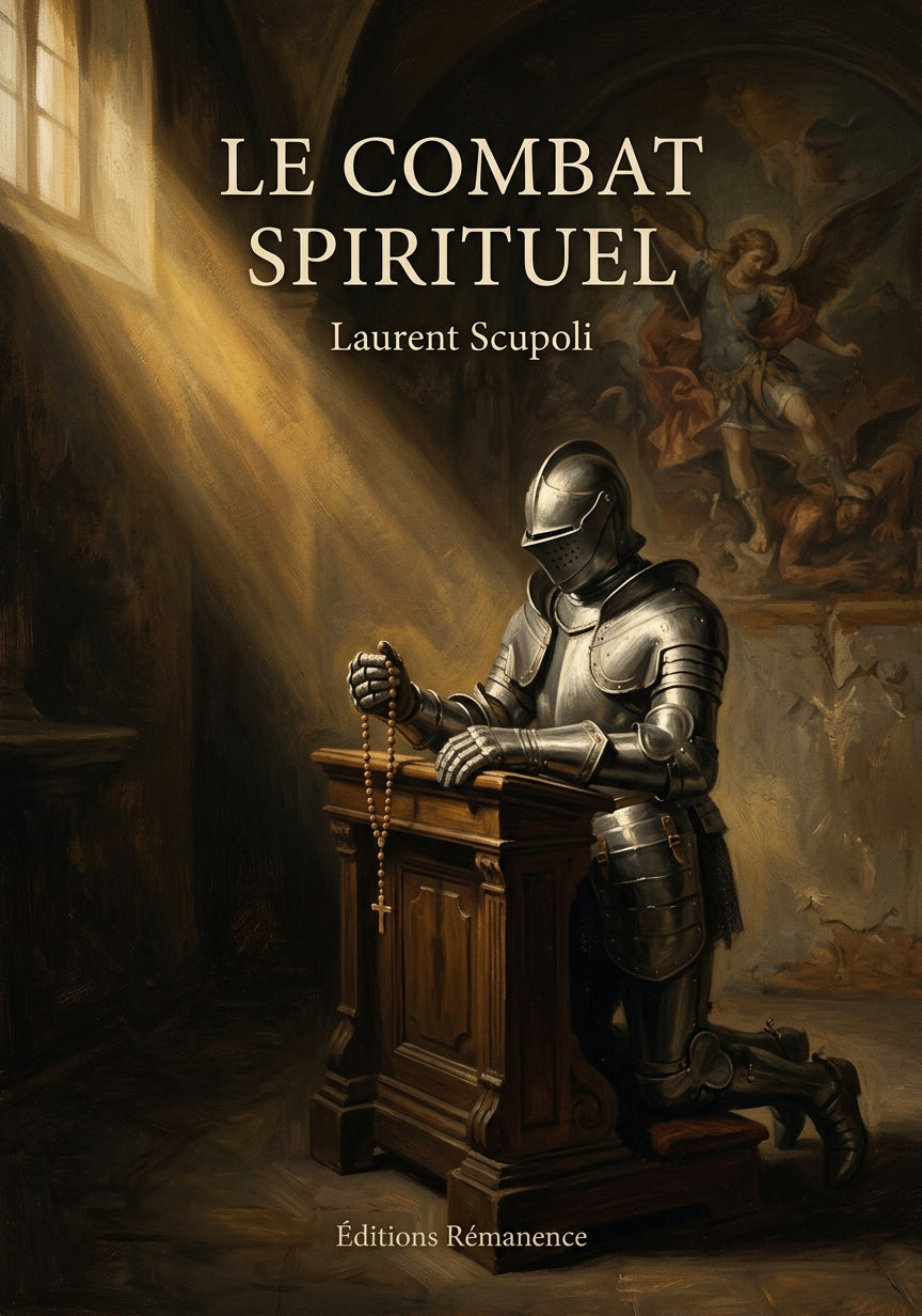 Livre Le Combat spirituel par Laurent Scupoli - Couverture - Editions Remanence