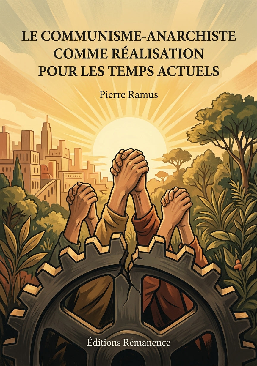 Livre Le Communisme-anarchiste comme réalisation pour les temps actuels par Pierre Ramus - Couverture - Editions Remanence