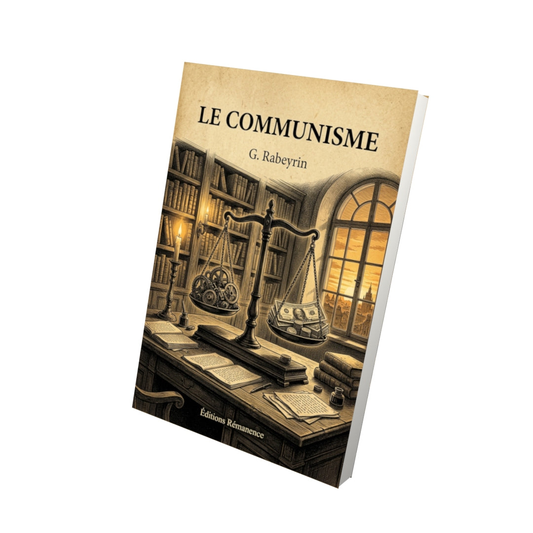 Livre Le Communisme par G. Rabeyrin - Vue 3D - Editions Remanence