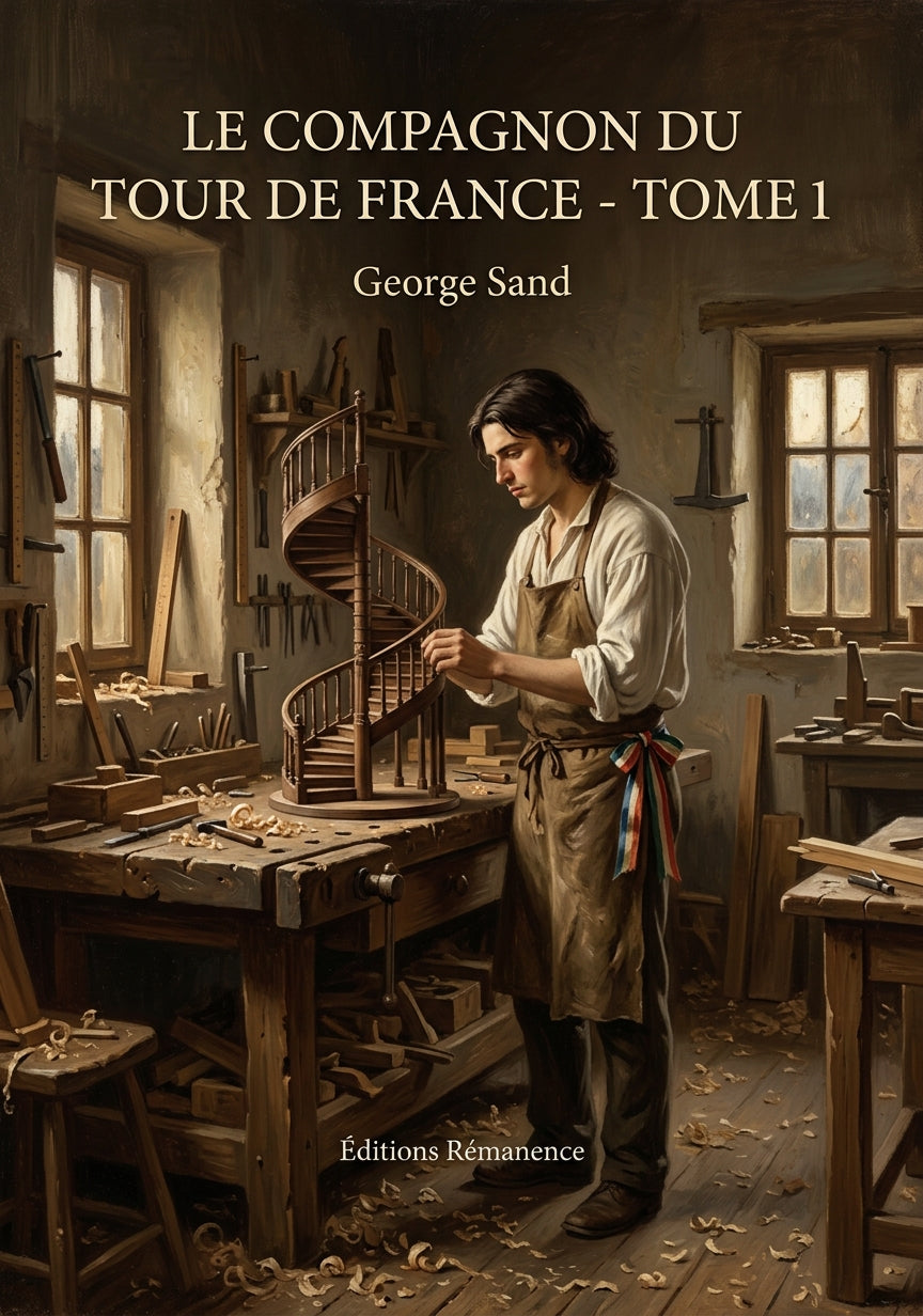 Livre Le Compagnon du tour de France - Tome 1 par George Sand - Couverture - Editions Remanence