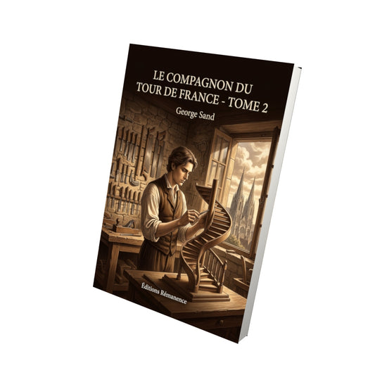 Livre Le Compagnon du tour de France - Tome 2 par George Sand - Vue 3D - Editions Remanence