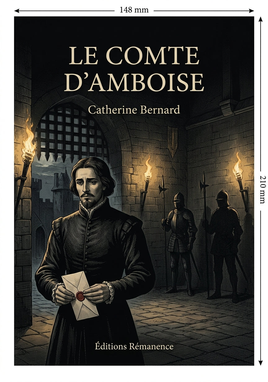 Livre Le Comte d’Amboise par Catherine Bernard - Couverture - Editions Remanence