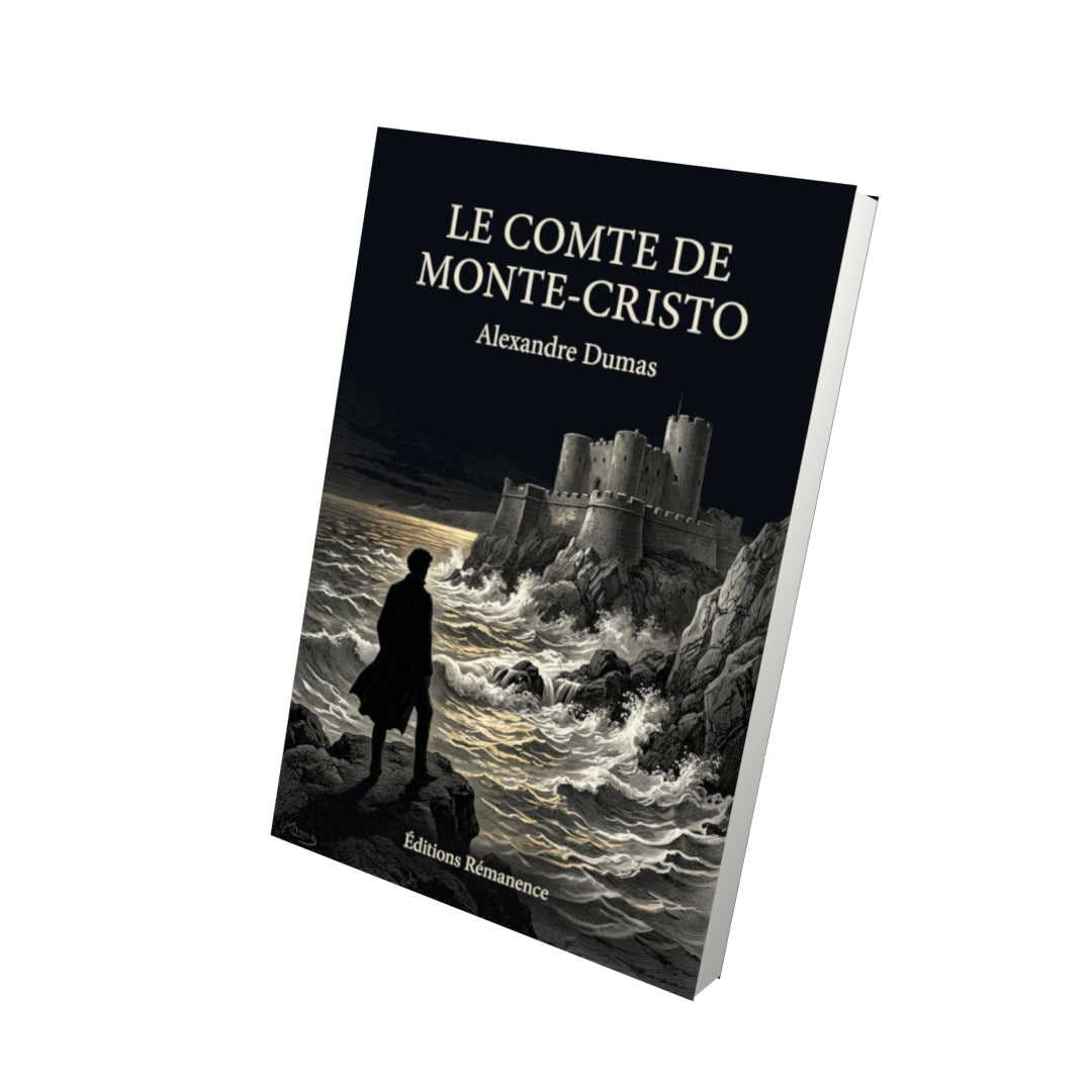 Livre Le Comte de Monte-Cristo - Alexandre Dumas - Vue 3D - Editions Remanence