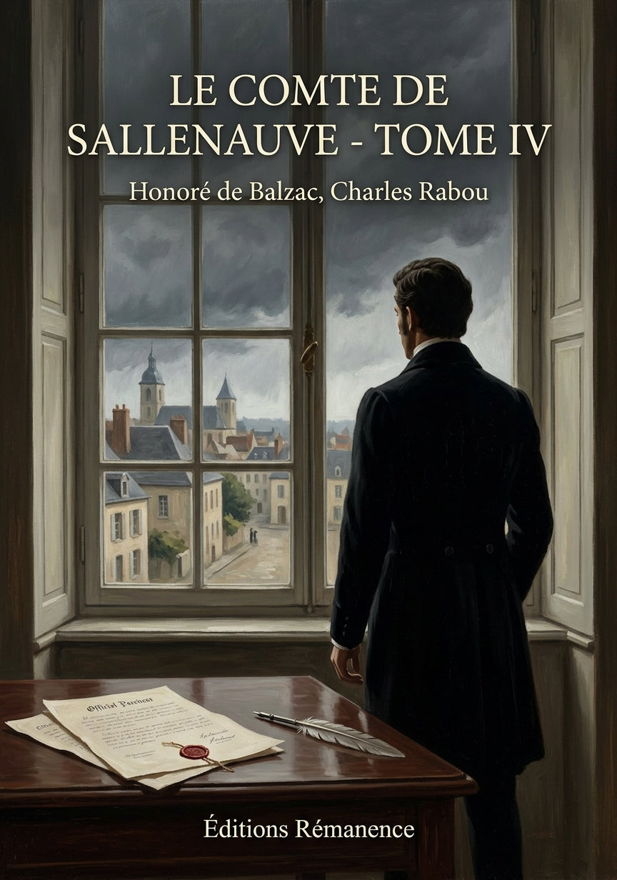 Livre Le Comte de Sallenauve - Tome IV par Honoré de Balzac, Charles Rabou - Couverture - Editions Remanence